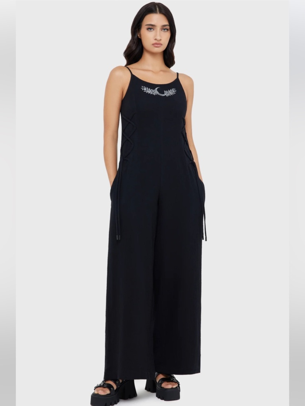Killstar Moonlight Fang Dungarees